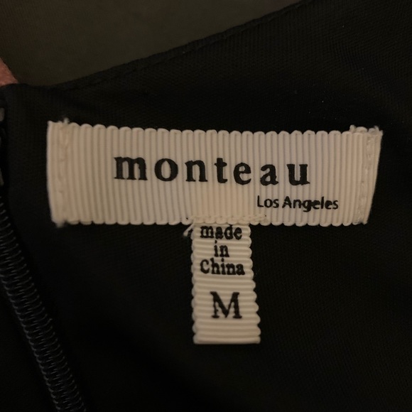 White & black polka dot jumpsuit. Monteau. Size M. - Picture 3 of 8